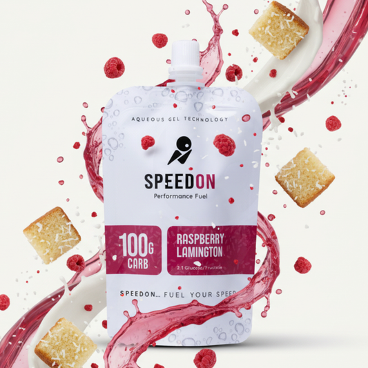 SpeedON Aqueous Gel - 100g Carb - Raspberry Lamington - Frontrunner Colombo
