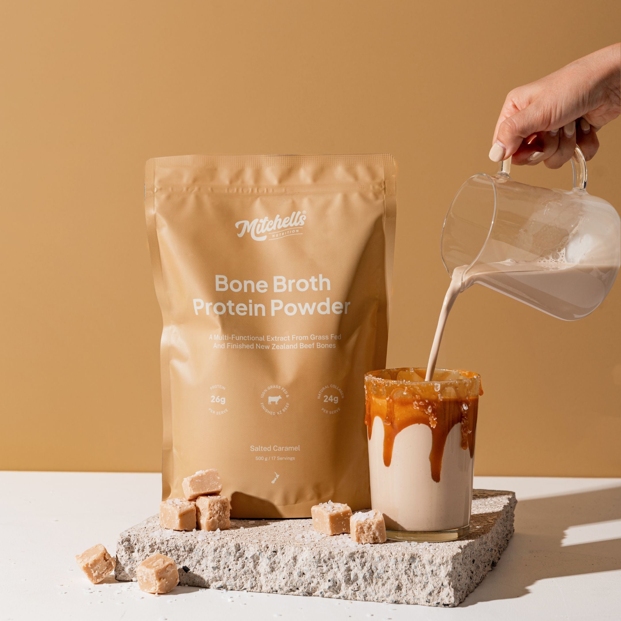 Mitchells Bone Broth Protein Powder 500g - Frontrunner Colombo