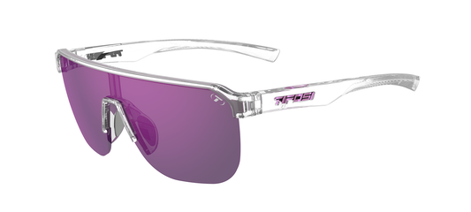 Tifosi Sanctum SL Crystal Clear with Purple Mirror AR Lens - Frontrunner Colombo