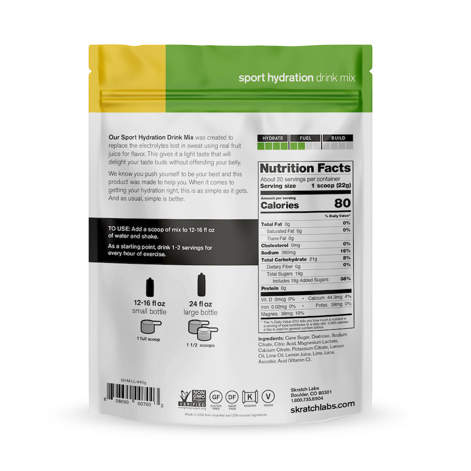 Skratch Labs Hydration Sport Drink Mix - Frontrunner Colombo