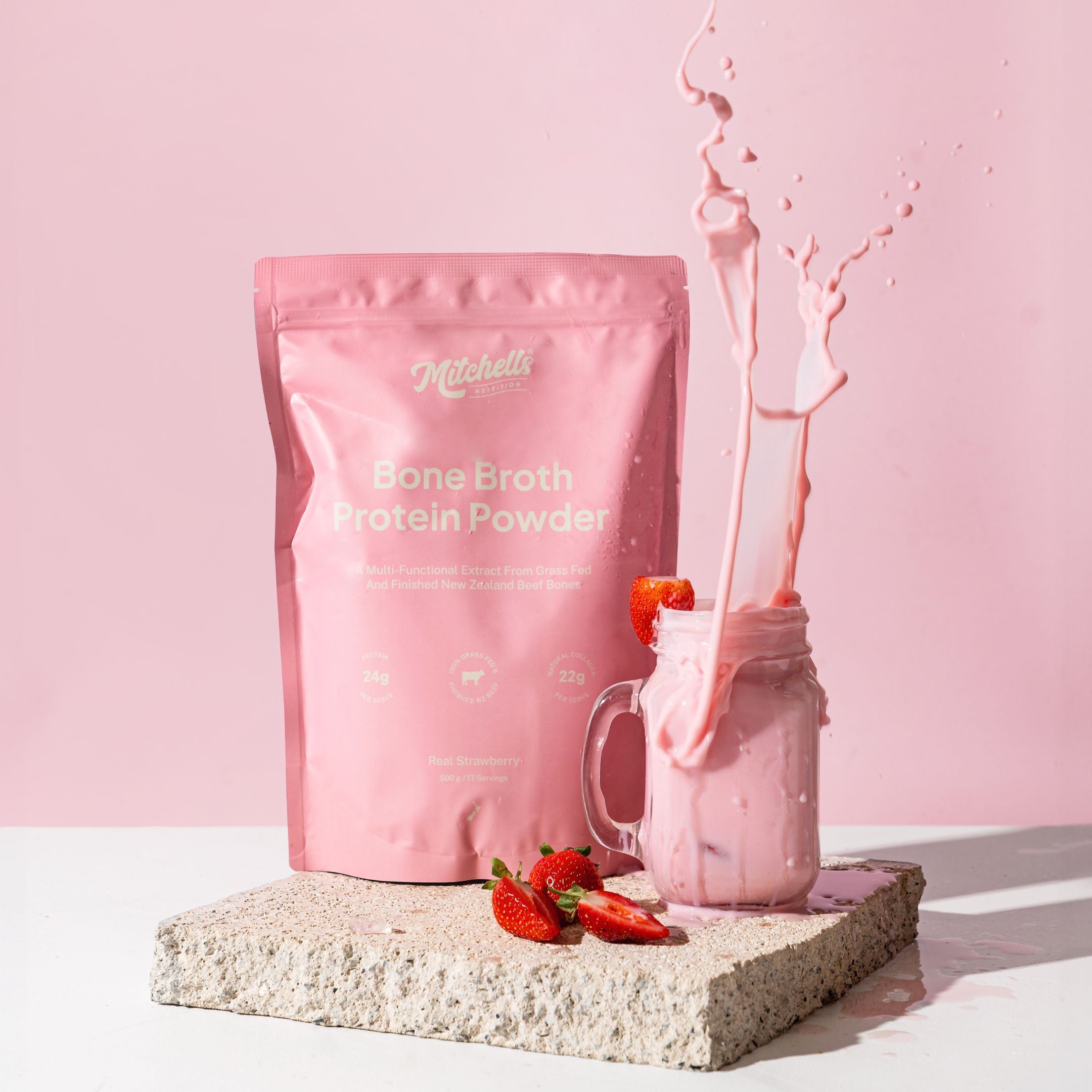 Mitchells Bone Broth Protein Powder 500g - Frontrunner Colombo