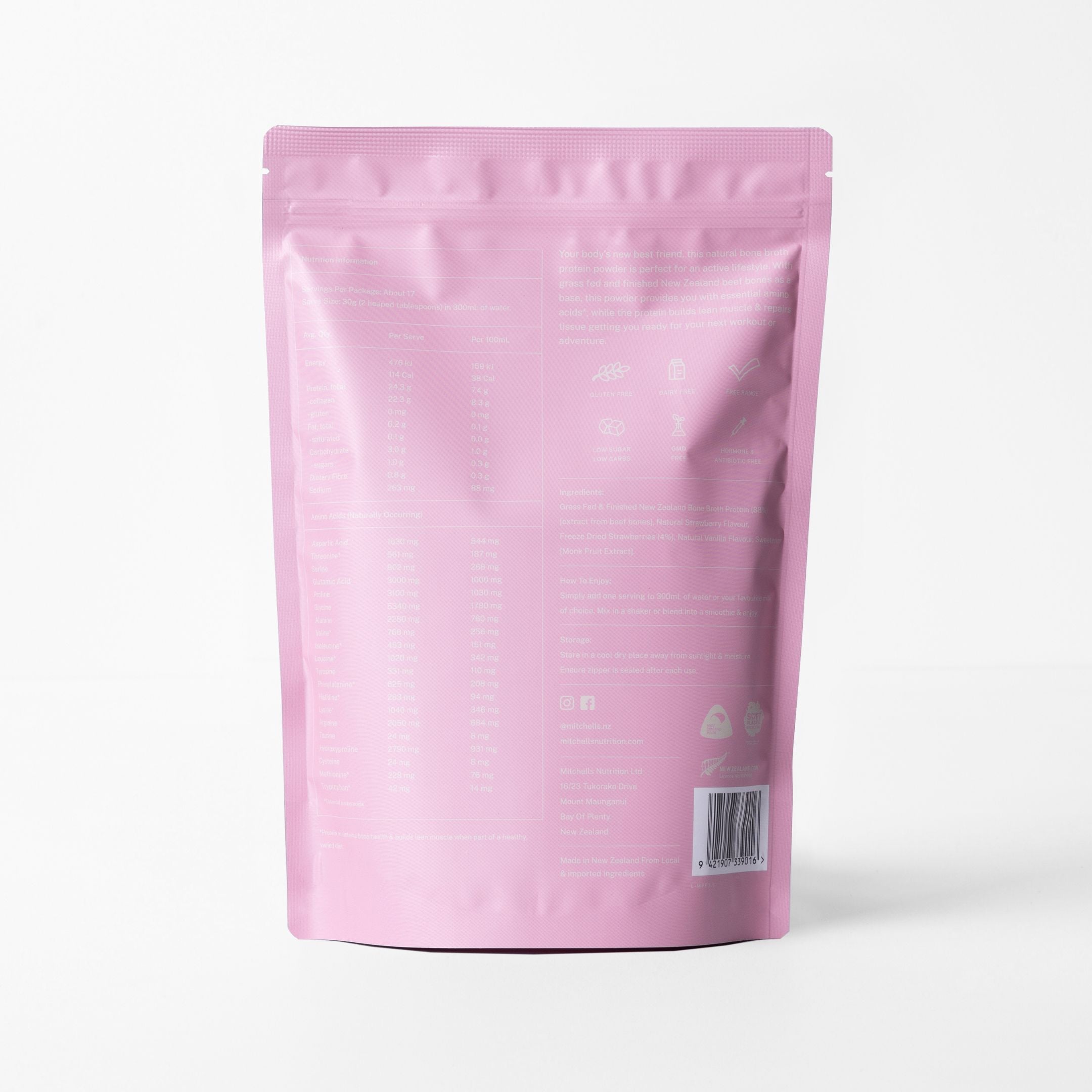 Mitchells Bone Broth Protein Powder 500g - Frontrunner Colombo