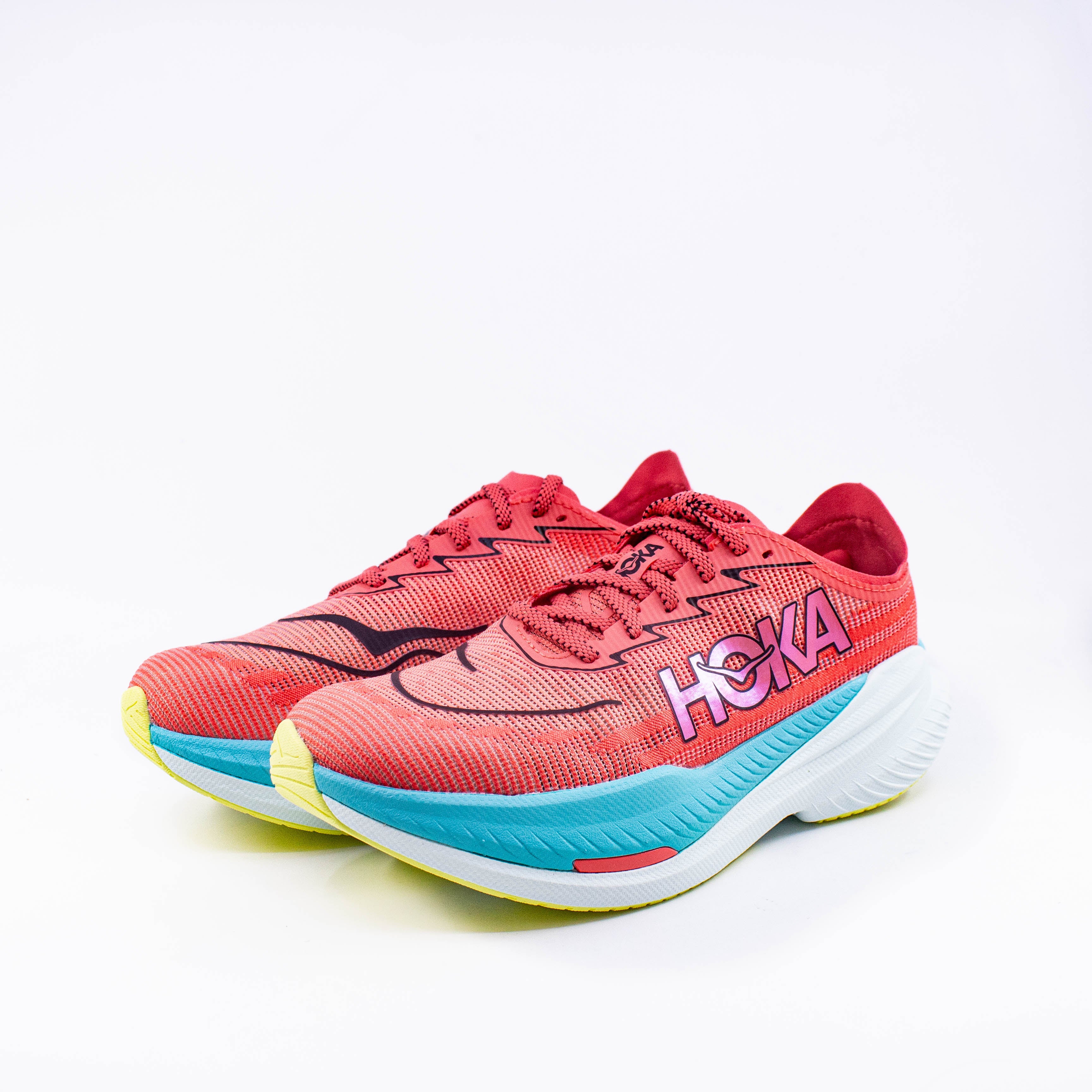 Hoka Mach X 2 (B Standard) Womens Grapefruit/Electric Coral - Frontrunner Colombo
