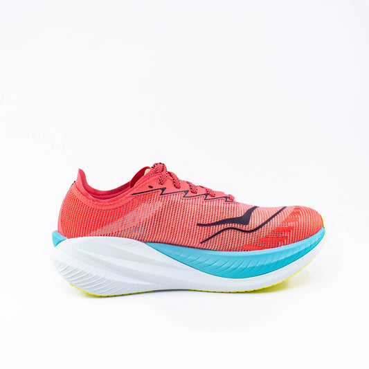 Hoka Mach X 2 (B Standard) Womens Grapefruit/Electric Coral - Frontrunner Colombo