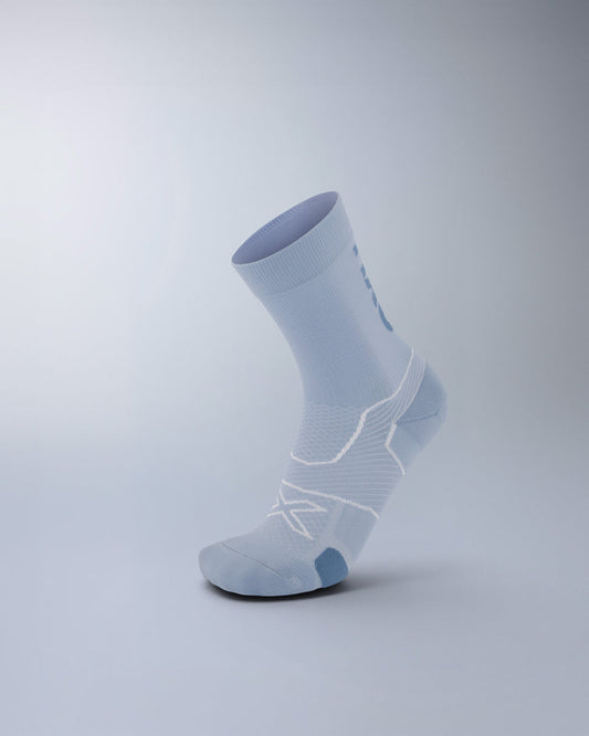 2XU Vectr Cushion Crew Socks Bay/Blue Shade - Frontrunner Colombo