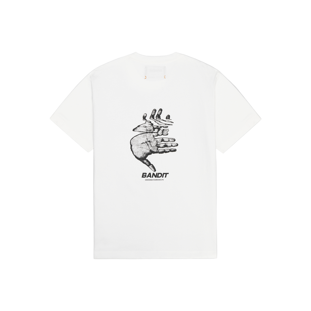Bandit Classic Cotton Tee - White - Frontrunner Colombo
