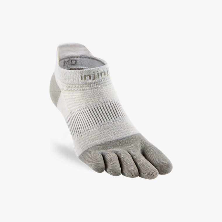 Injinji Performance Run Lightweight No-Show Sand - Frontrunner Colombo