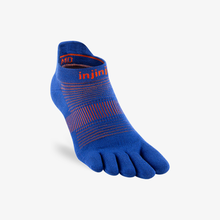 Injinji Performance Run Lightweight No-Show Sapphire - Frontrunner Colombo