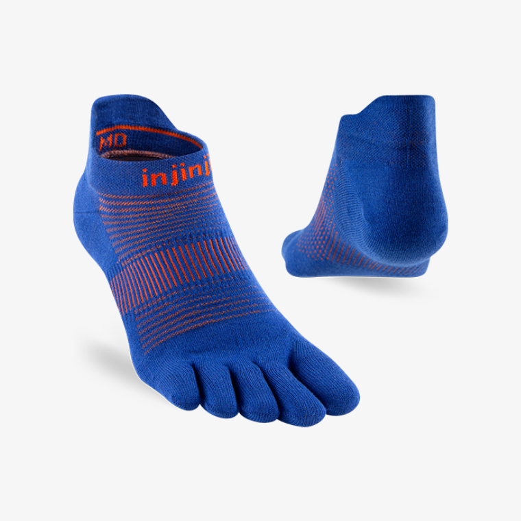 Injinji Performance Run Lightweight No-Show Sapphire - Frontrunner Colombo