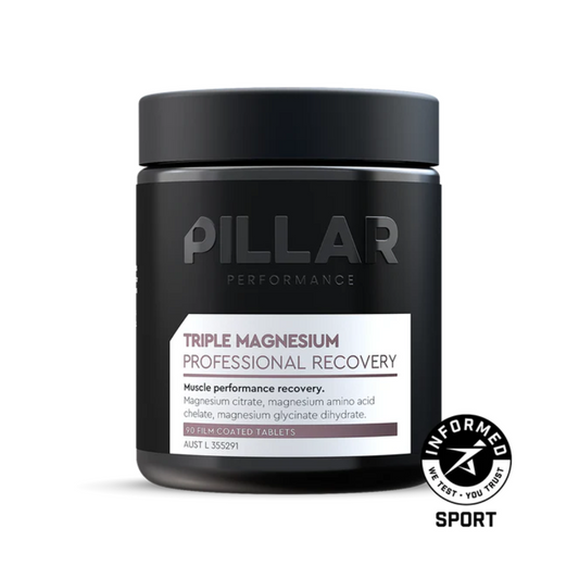 Pillar Performance Triple Magnesium Tablets (90 Caps) - Frontrunner Colombo