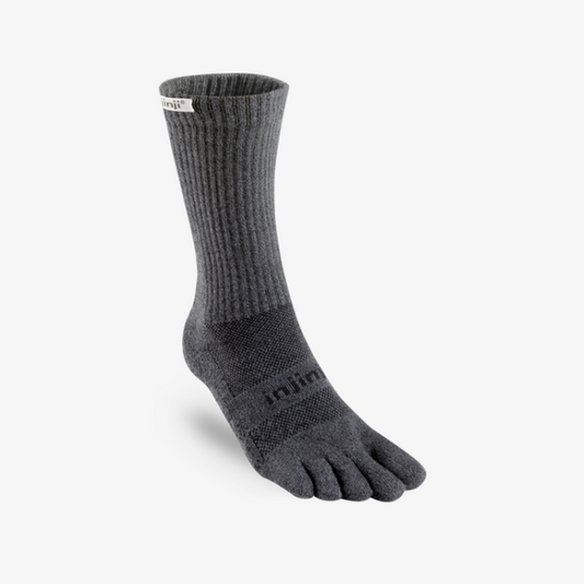 Injinji Trail Midweight Crew - Granite - Frontrunner Colombo
