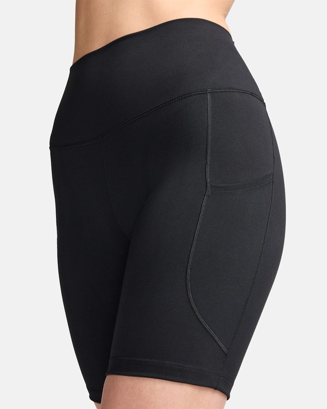 Nike Dri-Fit One 8inch Pocket Short Womens - Black - Frontrunner Colombo