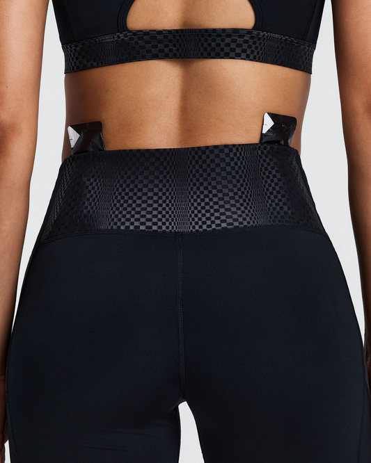 Bandit Women's Stamina-V Threshold 5" High Waist Compression Shorts / Black - Frontrunner Colombo