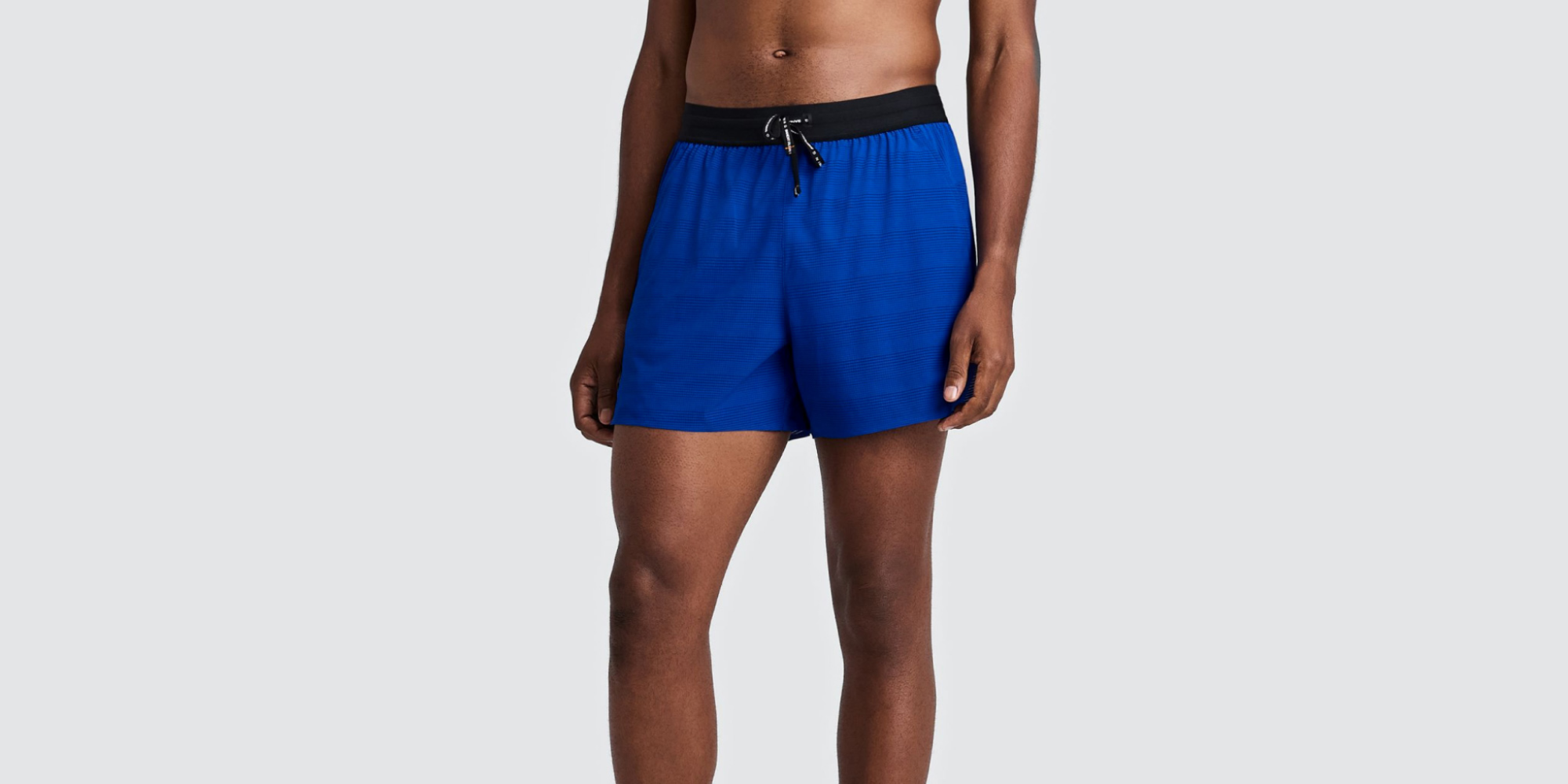 Bandit Men's CoolGrid 5" Run Shorts / Bauhaus Blue - Frontrunner Colombo