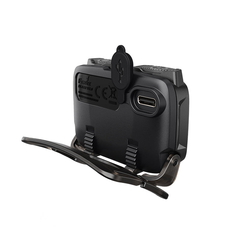 Fenix HL12R Rechargeable Headlamp Gun Grey - Frontrunner Colombo