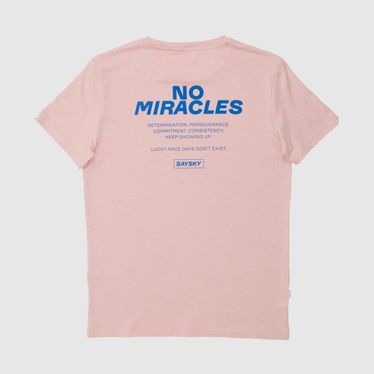 Saysky Statement Pace T-Shirt Mens Pink - Frontrunner Colombo